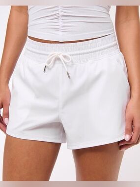 Abercrombie & Fitch | Soft A&F Collection White Lounge Athletic Sweat Shorts
